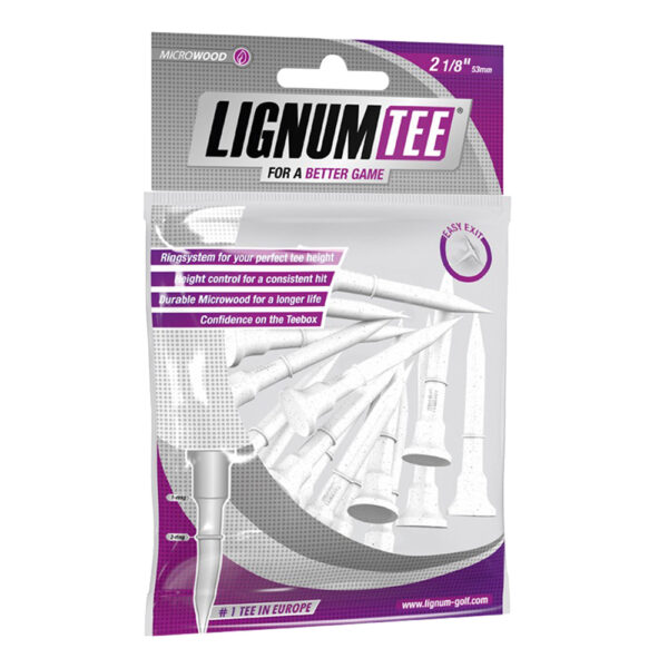 Lignum Tee 2 1/8 53mm white