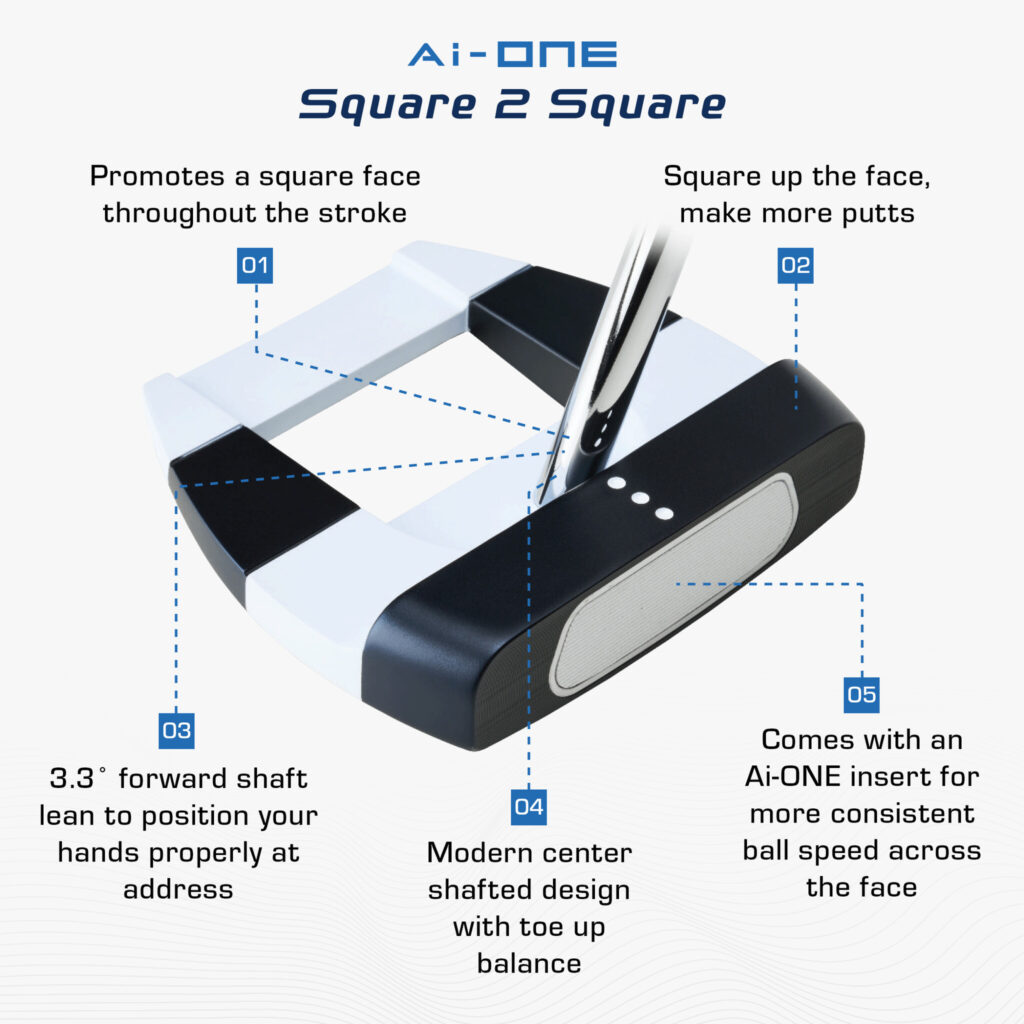 ODYSSEY - Ai-ONE Square 2 Square Jailbird Putter - Image 3