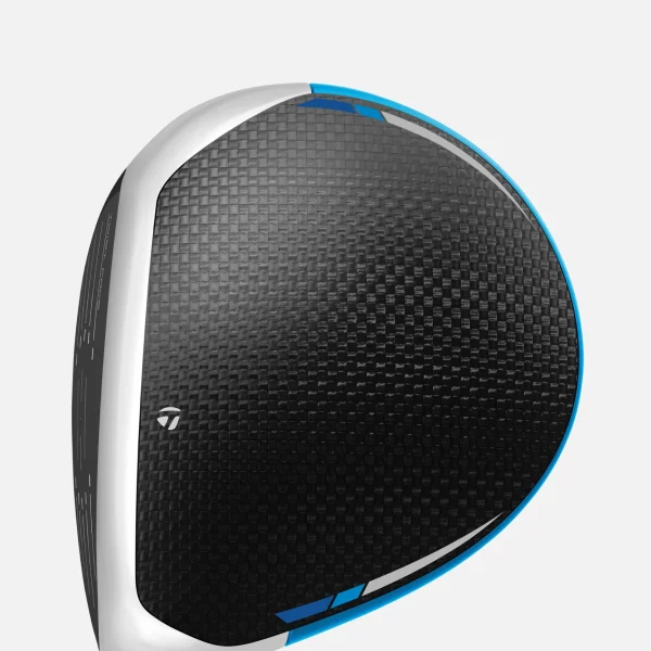 Top view of TaylorMade SIM2 Max Driver – carbon crown