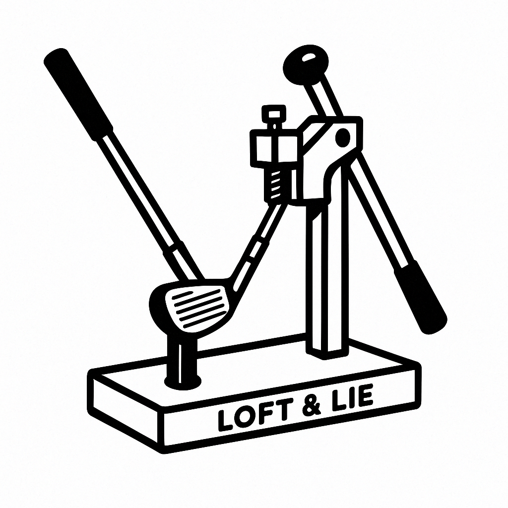 Lie and loft adjustment machine for golf clubs