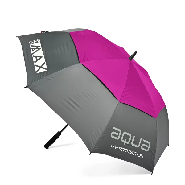 BIG MAX - AQUA UV UMBRELLA (charcoal-fuchsia)
