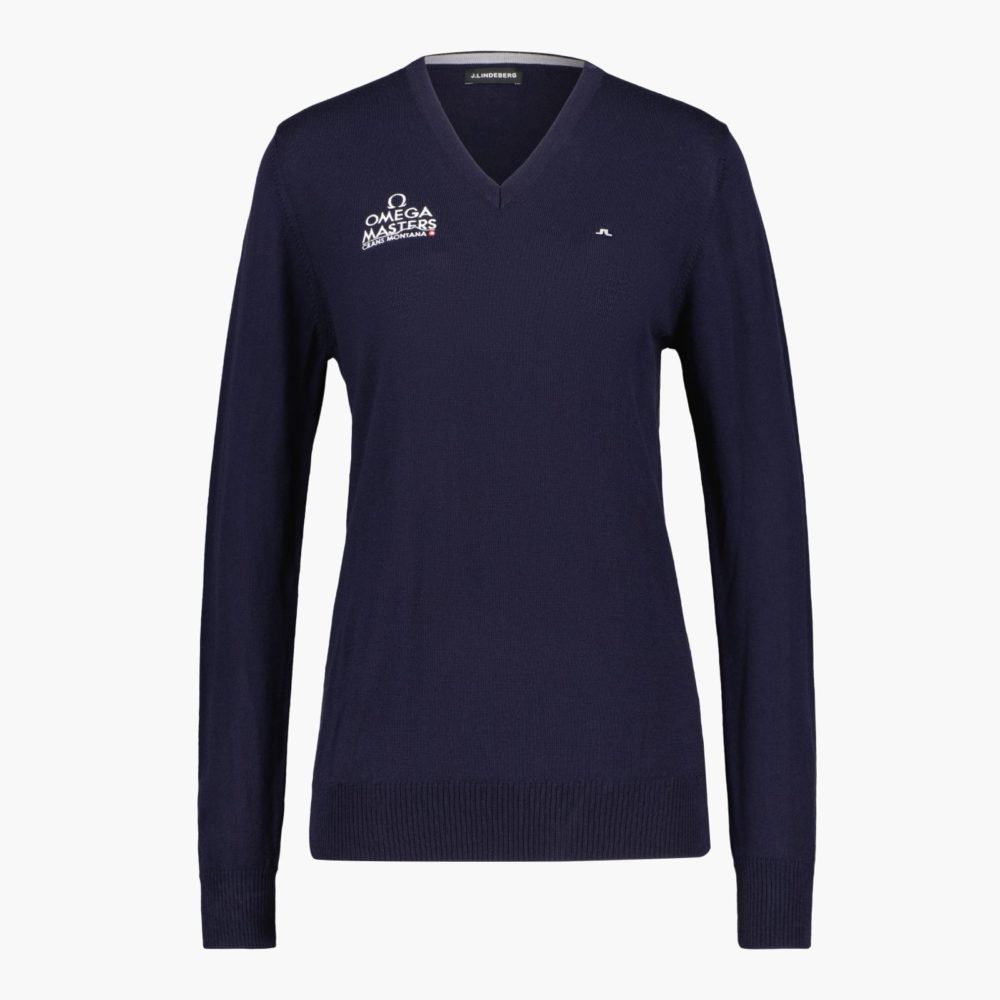 J.LINDEBERG - V-Neck Pullover (Navy) – Omega Masters Edition