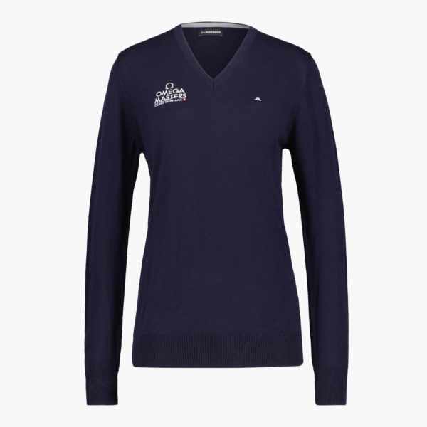 J.LINDEBERG - V-Neck Pullover (Navy) – Omega Masters Edition