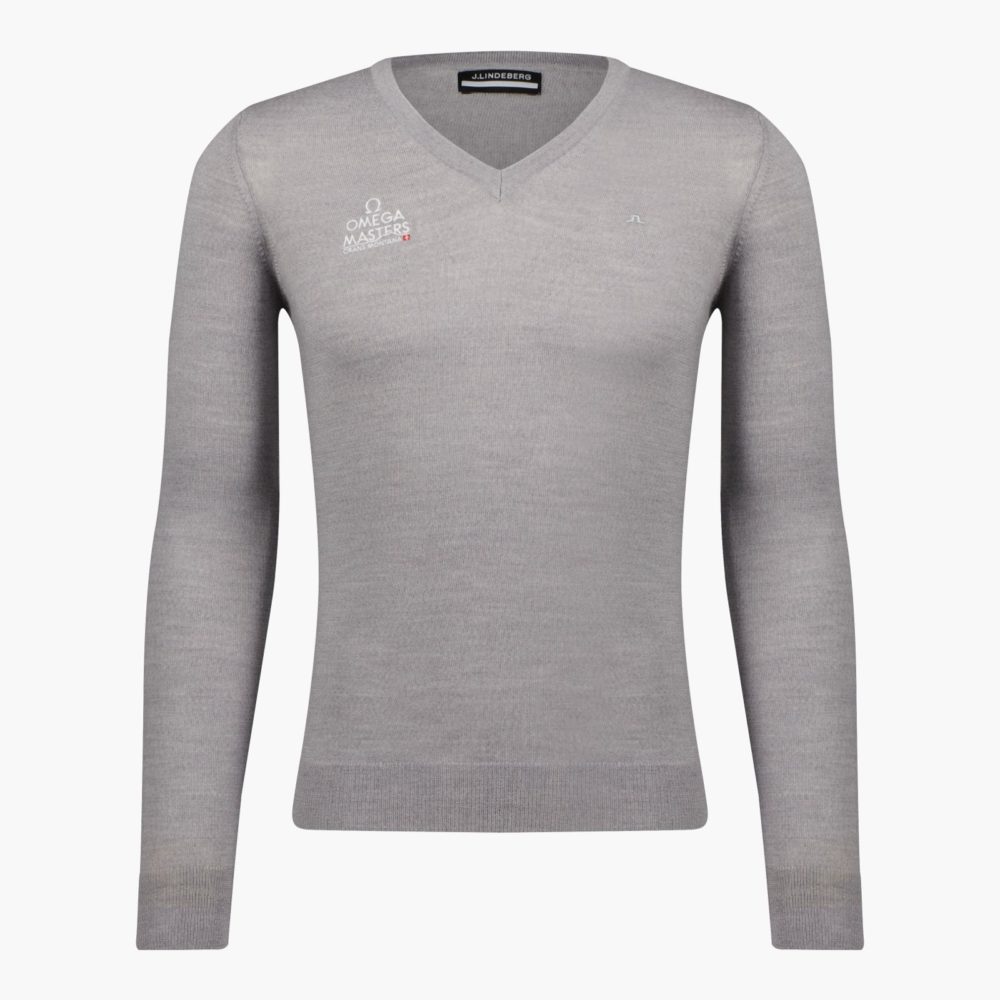 J.LINDEBERG - V-Neck Pullover (grey) – Omega Masters Edition