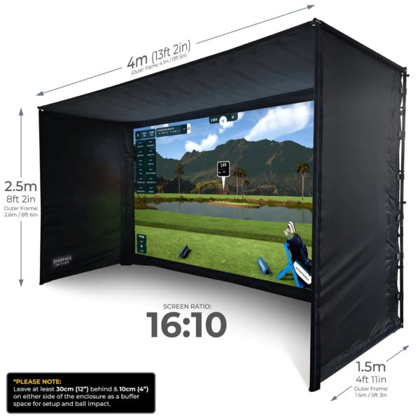 SimSpace Golf Enclosure (SIM 4) 4 x 2.5 x 1.5 meters