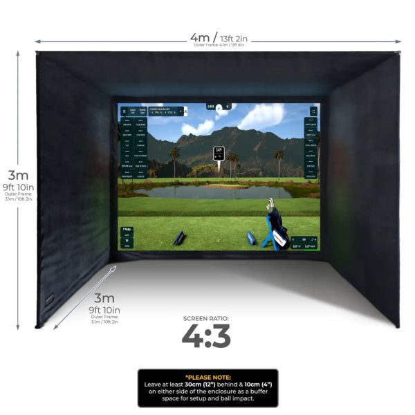 SimSpace Golf Enclosure (SIM 6) 4 x 3 x 3 meters