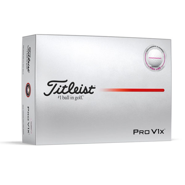 TITLEIST – PRO V1x Performance Alignment Pink