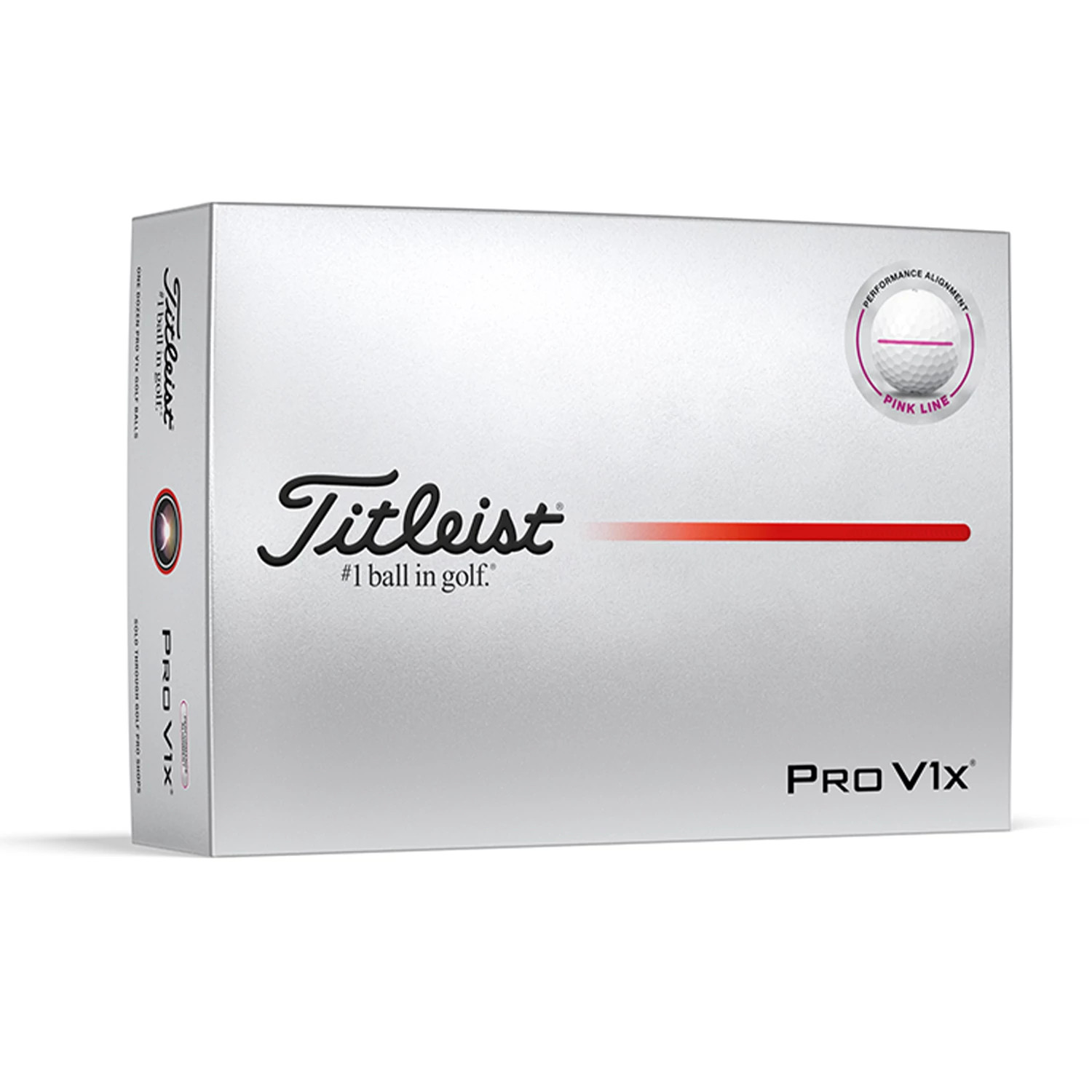 TITLEIST – PRO V1x Performance Alignment Pink