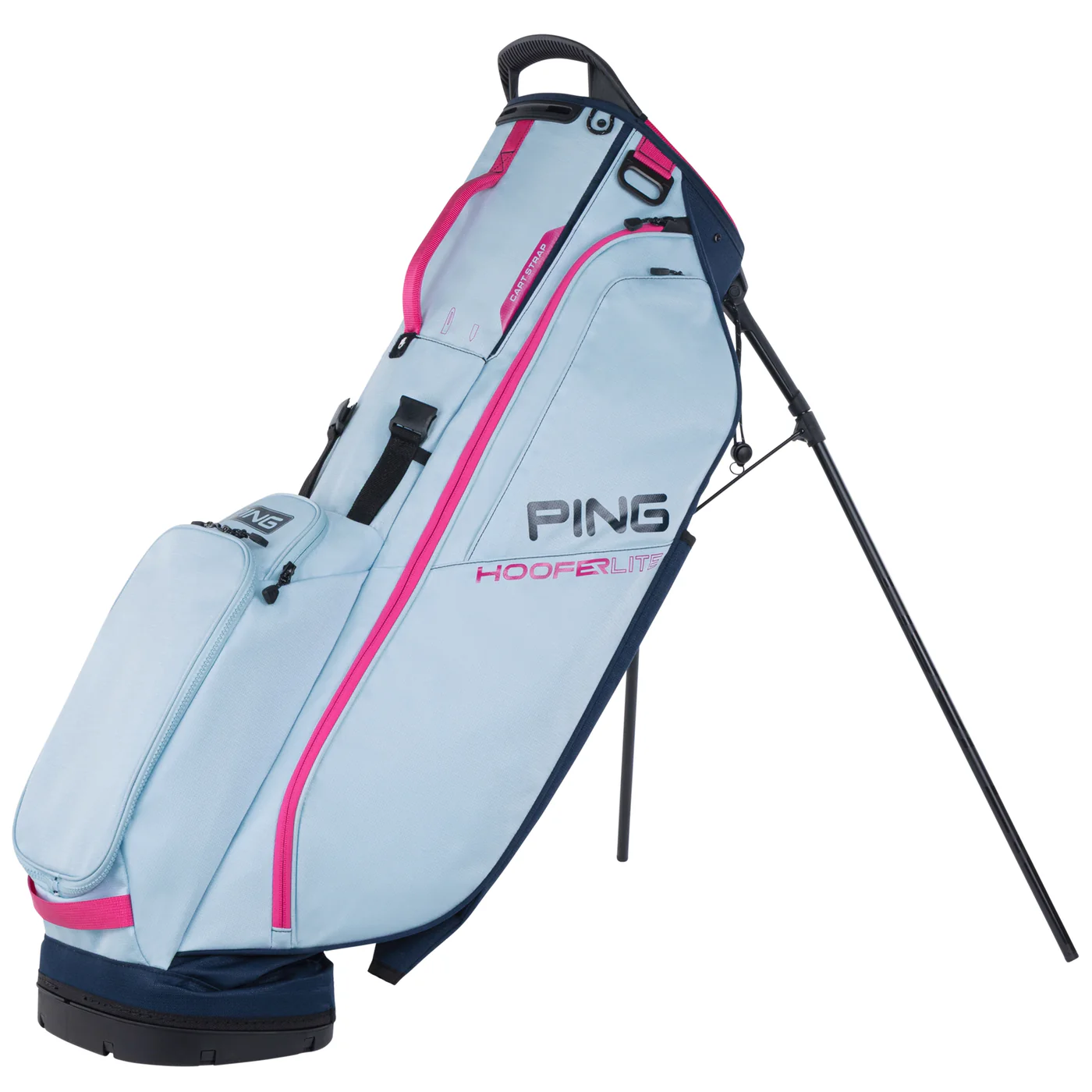 PING - Hoofer Lite STAND BAG (crystal/navy/malibu rose)