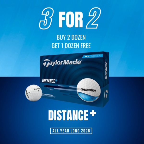 TaylorMade Distance Plus Golf Balls (3 FOR 2)