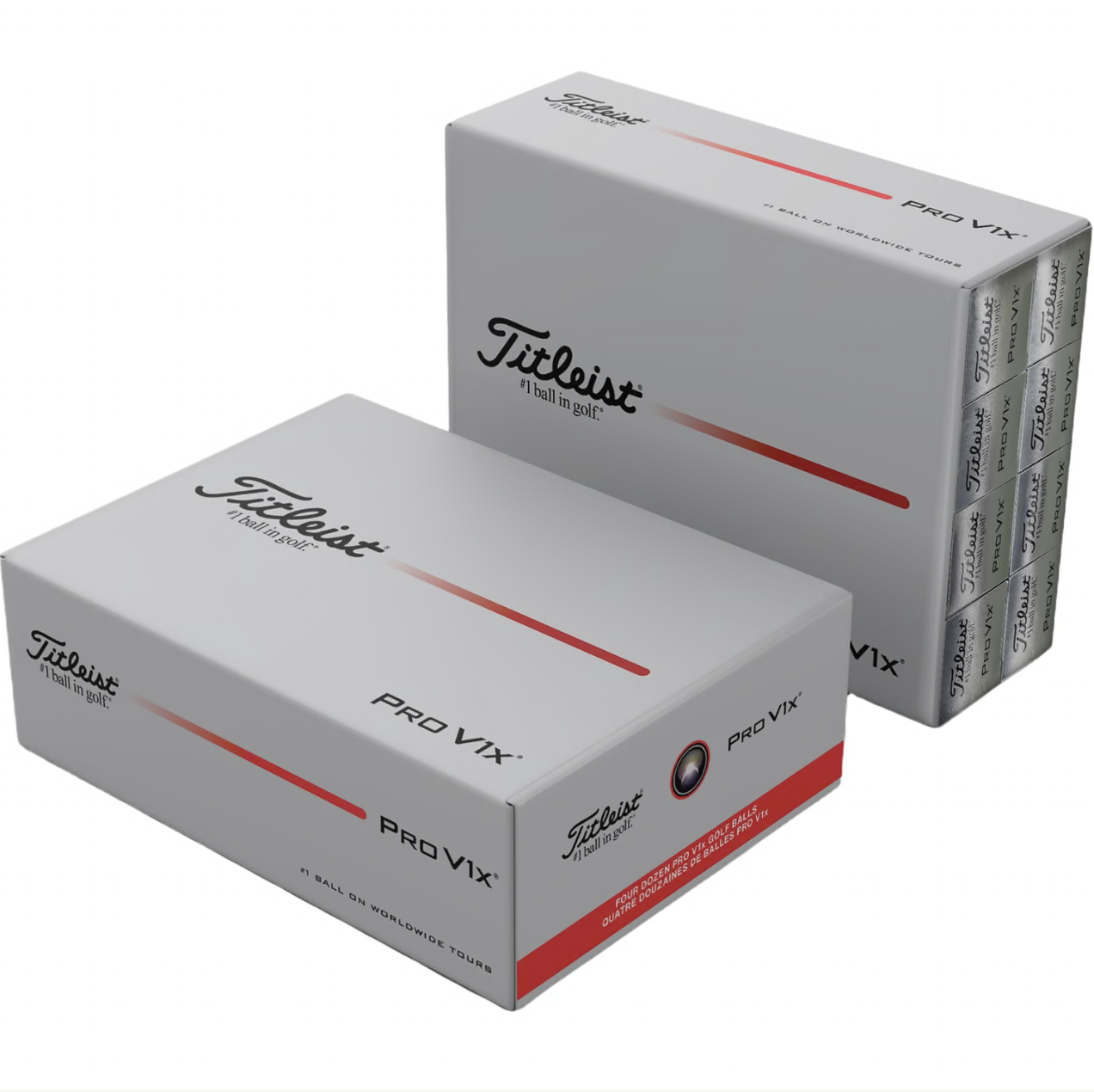 TITLEIST Pro V1x Limited - pack of 48 pieces, white